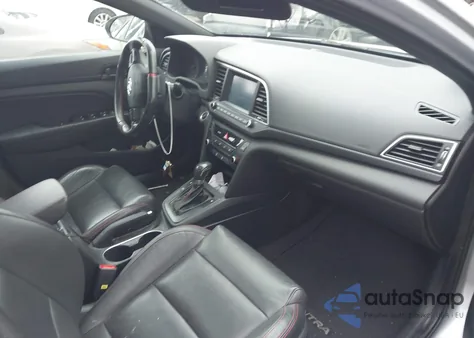 2018 Hyundai Elantra Sport из США, поврежденный, VIN KMHD04LB5JU681364